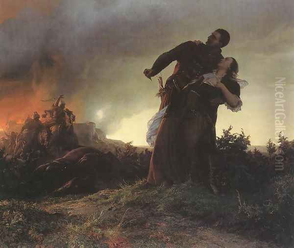 Mihaly Dobozi and his Wife 1861 - view 1
