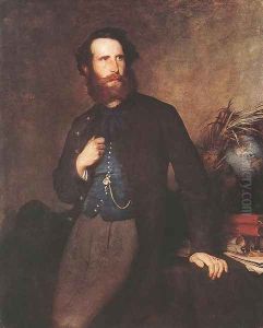 Portrait of Pal Rosty 1862 by Bertalan Szekely