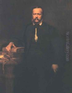 Portrait of Laszlo Szalay 1864 by Bertalan Szekely