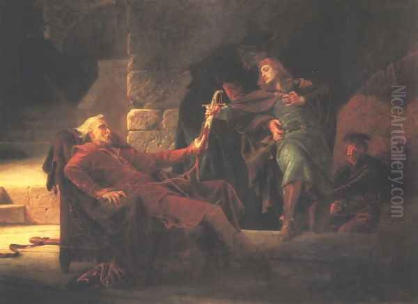 Escape of Imre Thokoly Farewell of Imre Thokoly 1873 - view 1