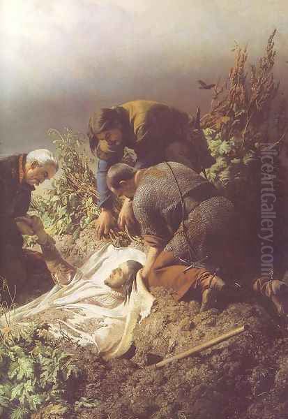 Discovery of the Body of King Louis the Second detail 1860 - view 1