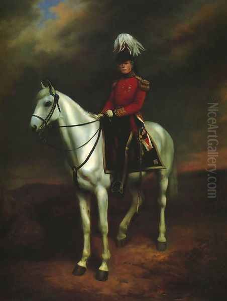 Equestrian Portrait of Major General Edward Macarthur - view 1