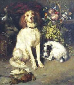 Dogs with Flowers and Game
