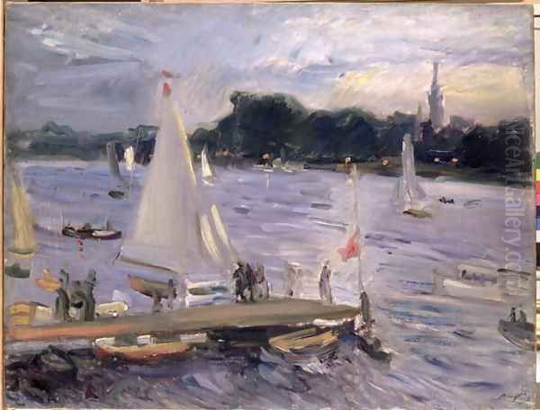 View on the Alster near Hamburg, 1905 - view 1