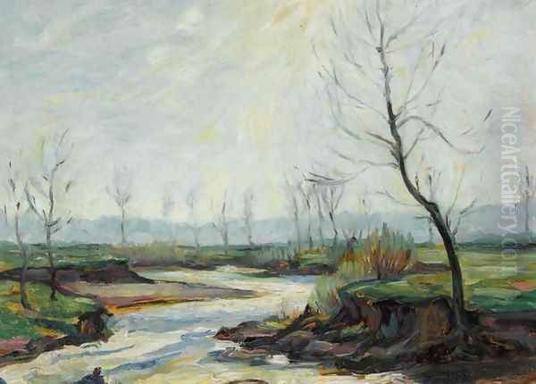 River in a Winter Landscape (Fluss im Winter) - view 1