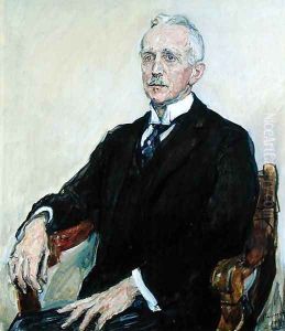 Gustav Pauli 1866-1938 1924 by Max Slevogt