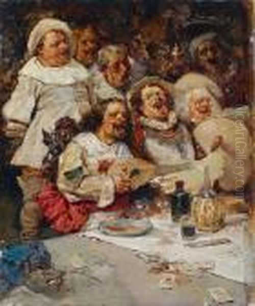 Die Tischgesellschaft Um Bocklin - view 1