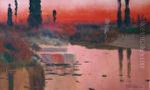 Laguna Pontina
 Oleo Sobre Tela by Enrique Serra y Auque