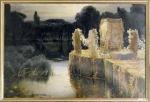 Pontinische Sumpfe Bei Rom. by Enrique Serra y Auque