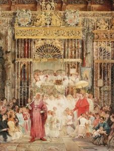 The Cardinal's Visit by Enrique Serra y Auque