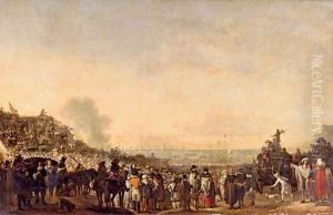 The departure of Charles II for England