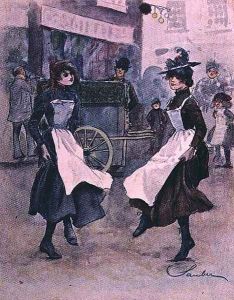 The Street Organ, No.8 from Familiar Figures of London, c.1901 by Robert Sauber