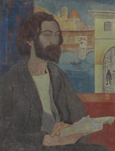 Portrait D'emile Bernard A Florence by Paul Serusier