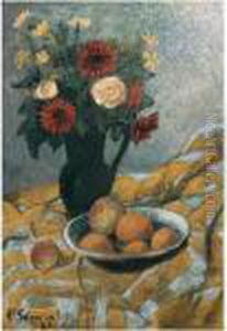 Bouquet, Peches Et Abricots