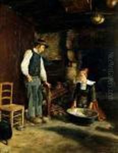 Interieur De L'auberge Gloanec A Pont-aven En 1888 by Paul Serusier