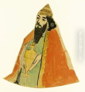Roi Mage : L'offrande 1894 (le Parfum D'aromates) by Paul Serusier
