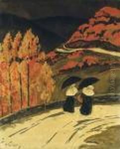 La Pluie Sur La Route by Paul Serusier