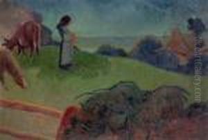 La Petite Gardeuse De Vaches by Paul Serusier
