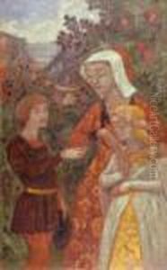 Les Fiances by Paul Serusier