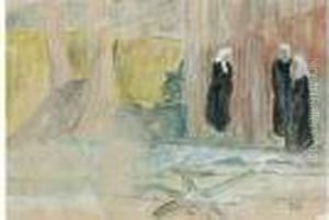 Bretonnes En Foret by Paul Serusier