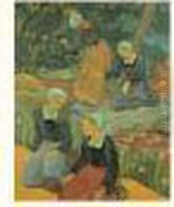 Quatre Bretonnes Dans La Foret by Paul Serusier