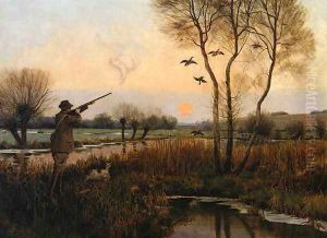 Duck Shooting by Christopher William Strange