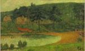 Paysage Au Chemin Rouge by Paul Serusier