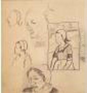 Etudes De Visages by Paul Serusier