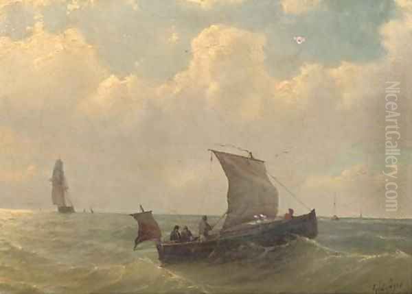 Sailing on open water - view 1