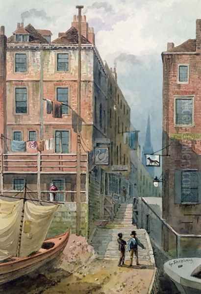 Hungerford Stairs, c.1810 - view 1