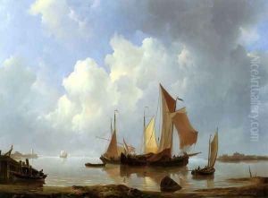 Shipping Vessels in an Estuary