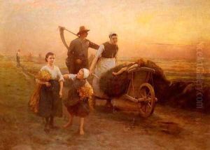 Return From The Fields by Hugo Federick Salmson