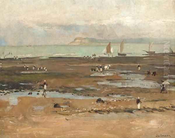 Painting the bait-pickers - view 1