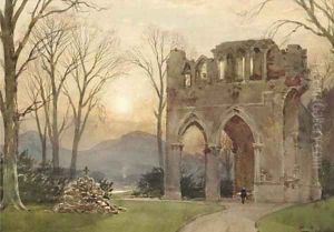 Sir Walter Scott's grave, Dryburgh Abbey by Tom Scott
