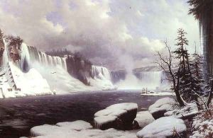 Winter at Niagara Falls 1856
