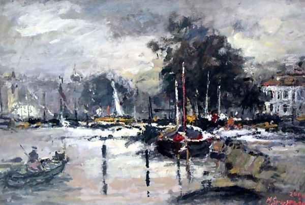 Landscape with Boats - view 1