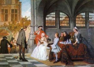 The Archer's Prize by Auguste Serrure