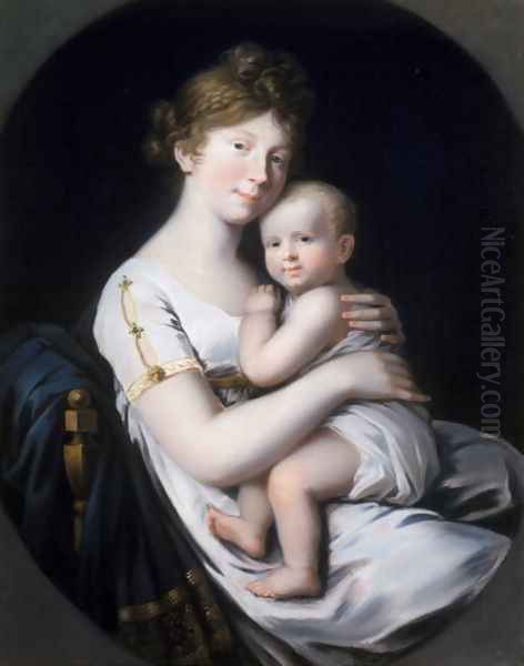 Crown Princess Luise von Preussen with Crown Prince Friedrich Wilhelm IV, 1796 - view 1