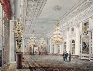 The Great Hall, Winter Palace, St. Petersburg, 1837