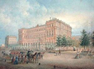 View of the Nikolayevsky Palace, St. Petersburg, 1868