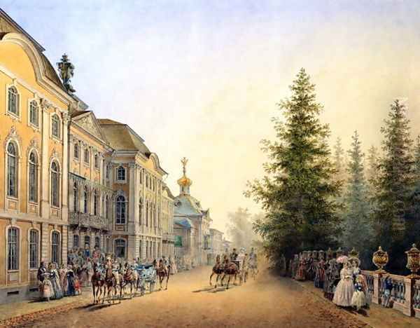 Court Departure at the Main Entrance of the Great Palace, 1852 - view 1