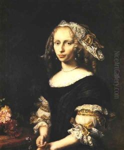 Portrait of Konstancja von Holten Schumann by Daniel Schultz