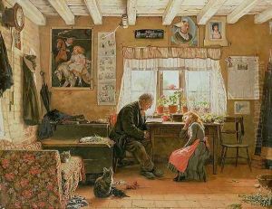 The Cottage Home, 1891 by William H. Snape