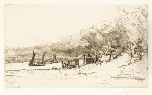 Boat House by Sir Francis Seymour Haden