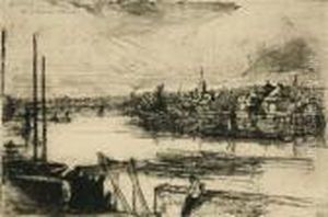 Out Of Whistler's Window by Sir Francis Seymour Haden
