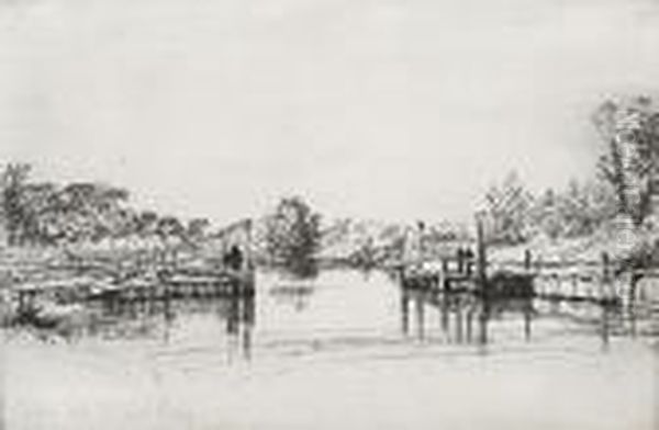Egham Lock - view 1