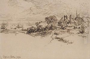 An Essex Farm by Sir Francis Seymour Haden