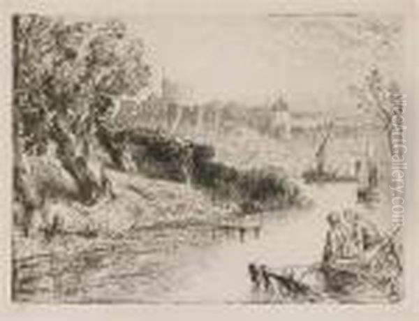A Lancashire River - view 1