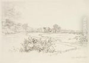 Egham Lock by Sir Francis Seymour Haden