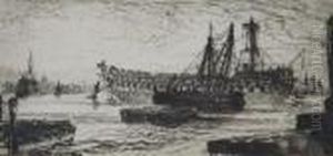 The Breaking Up The Agamemnon, Together With Five Other Prints by Sir Francis Seymour Haden